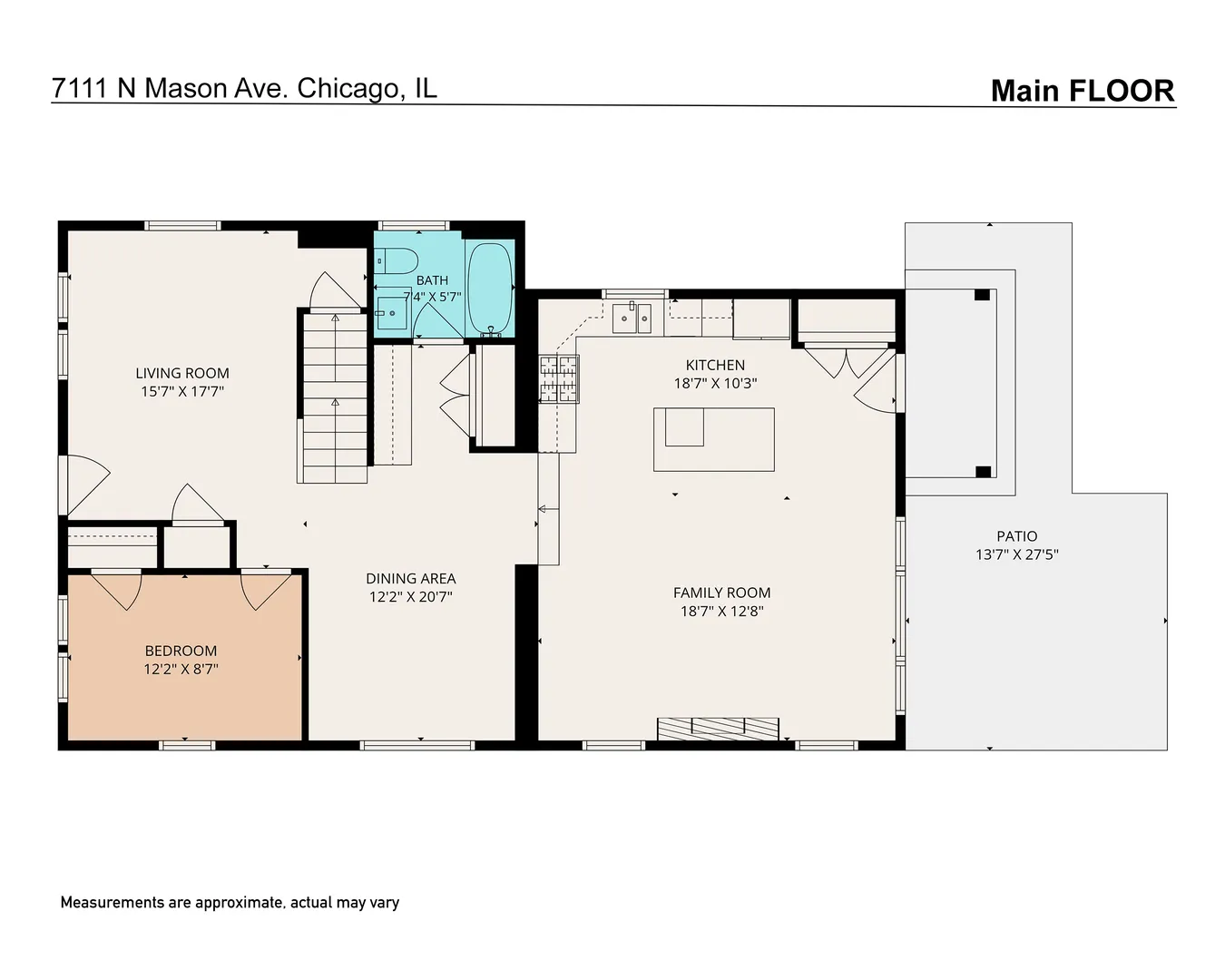 7111 N Mason Ave, ,  60646, USA 60646-Chicago-IL