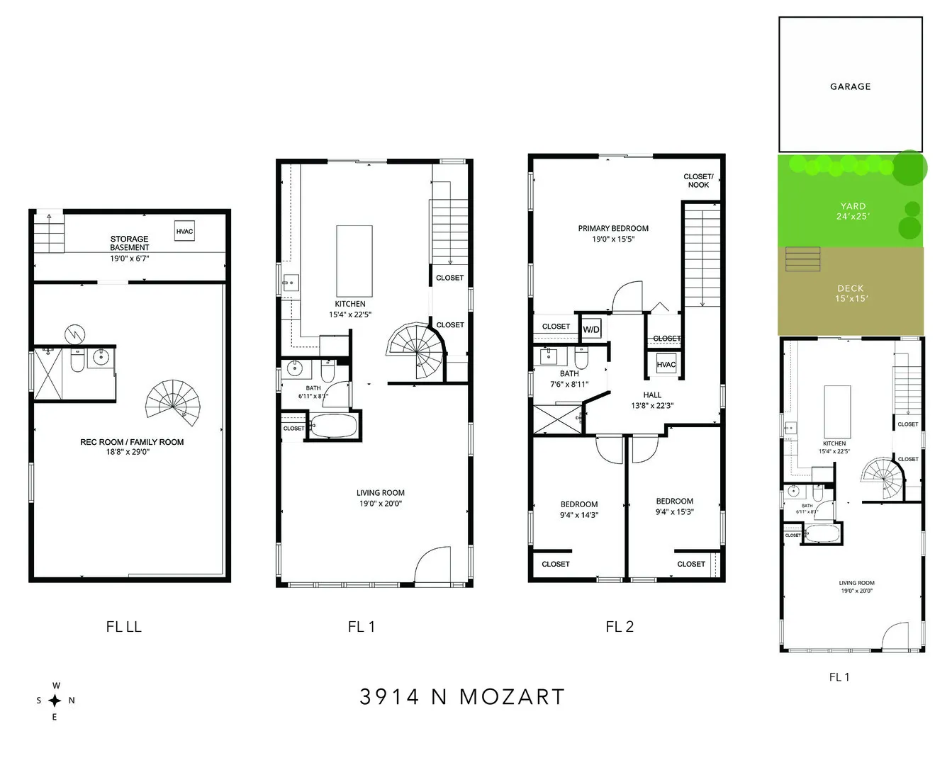 3914 N Mozart St, ,  60618, USA 60618-Chicago-IL