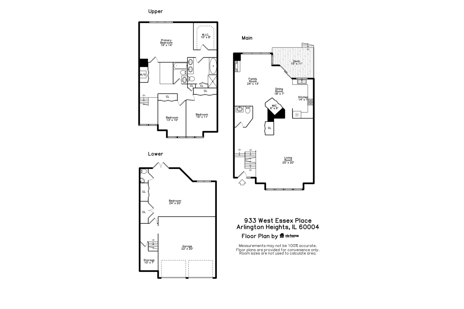 933 W Essex Pl, ,  60004, USA 60004-Arlington Heights-IL