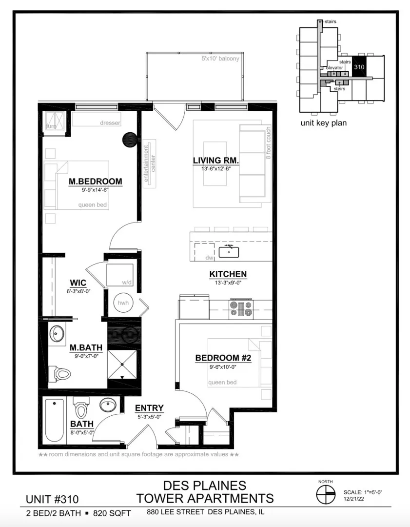 880 Lee St, ,  60016, USA 60016-unit#210-Des Plaines-IL