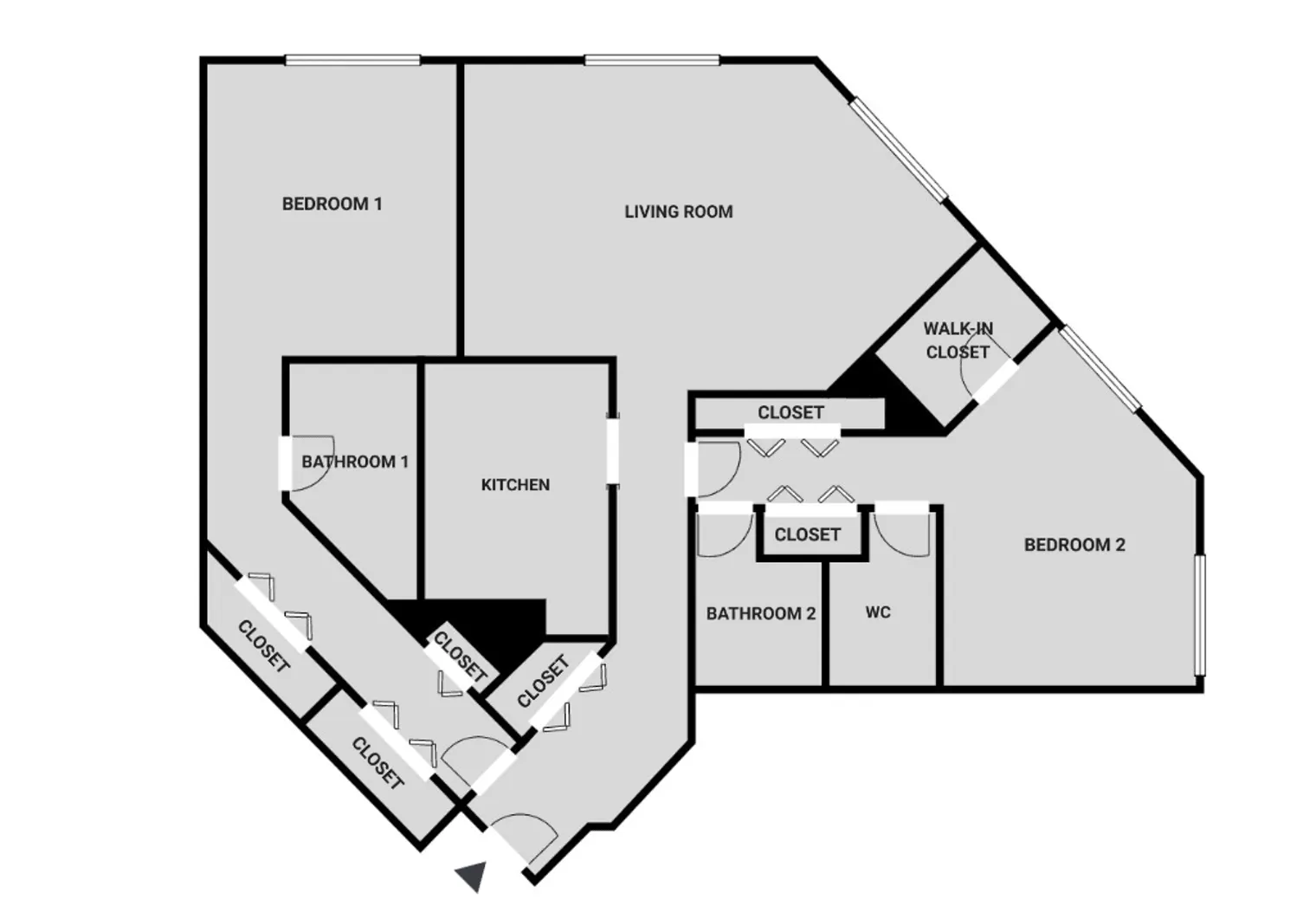 445 E Ohio St, ,  60611, USA 60611-unit#CHI-407-Chicago-IL