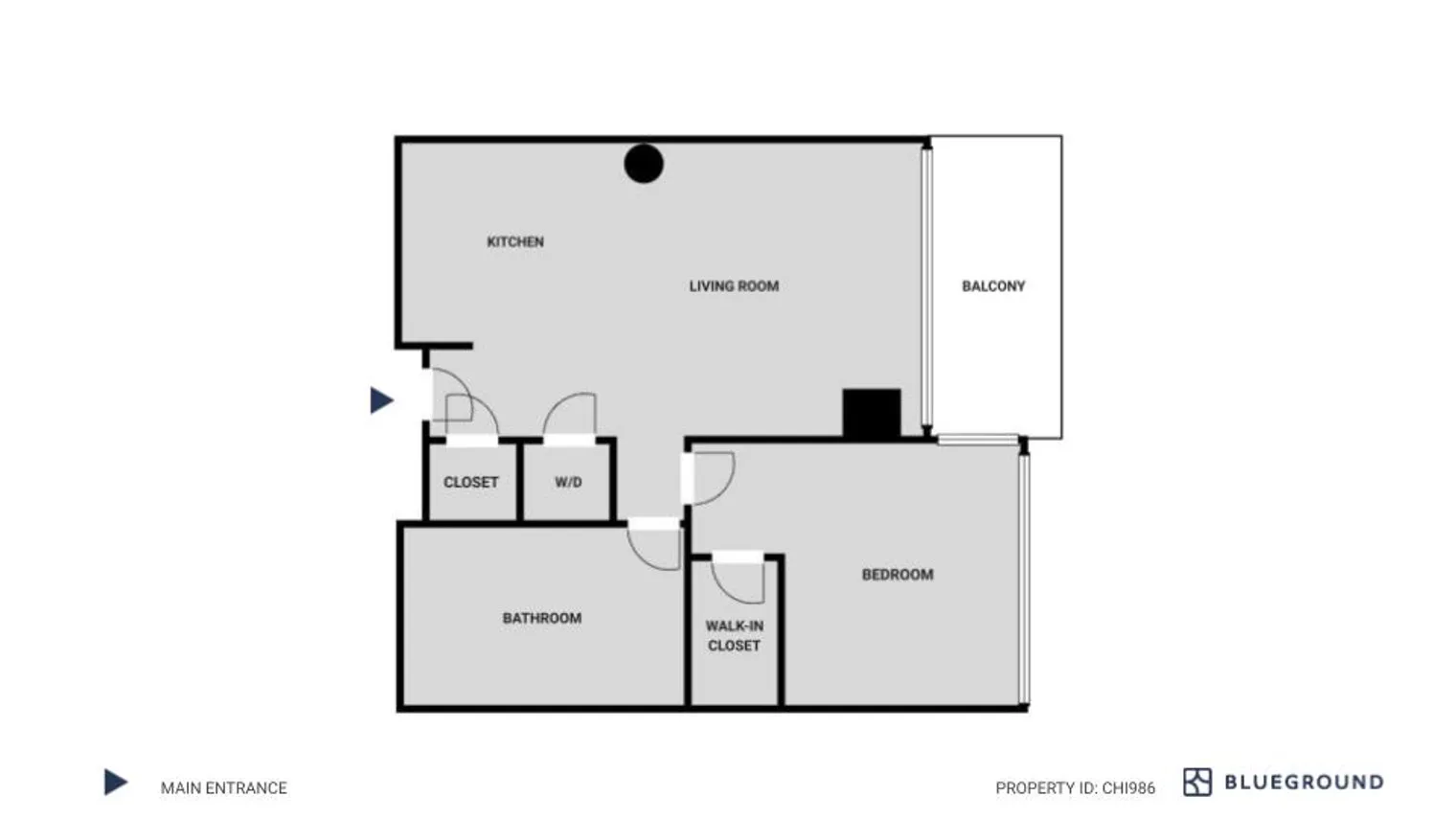 450 W Belmont Ave, ,  60657, USA 60657-unit#CHI-986-Chicago-IL