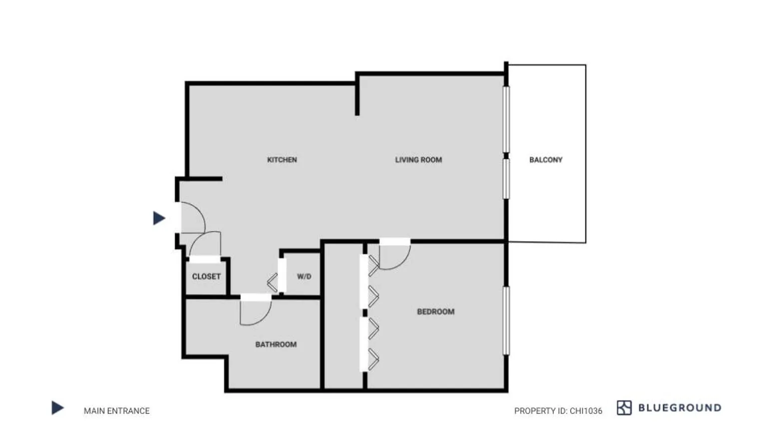 411 W  Ave, ,  60654, USA 60610-unit#CHI-1036-Chicago-IL
