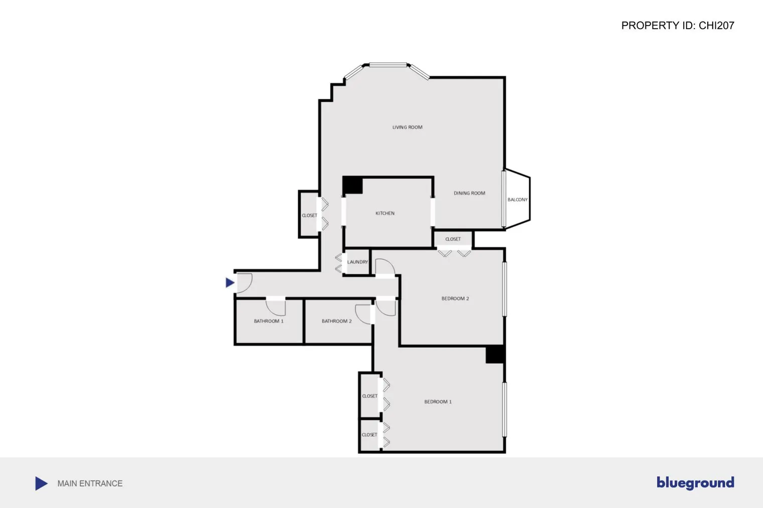 1133 N Dearborn St, ,  60610, USA 60610-unit#CHI-207-Chicago-IL