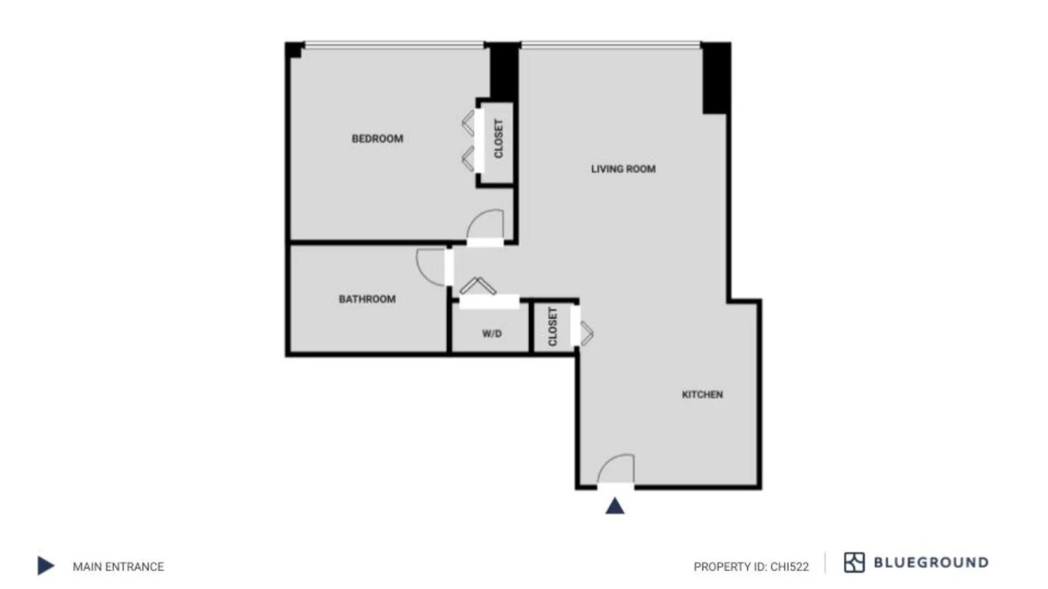 1035 W Van Buren St, ,  60607, USA 60607-unit#CHI-522-Chicago-IL