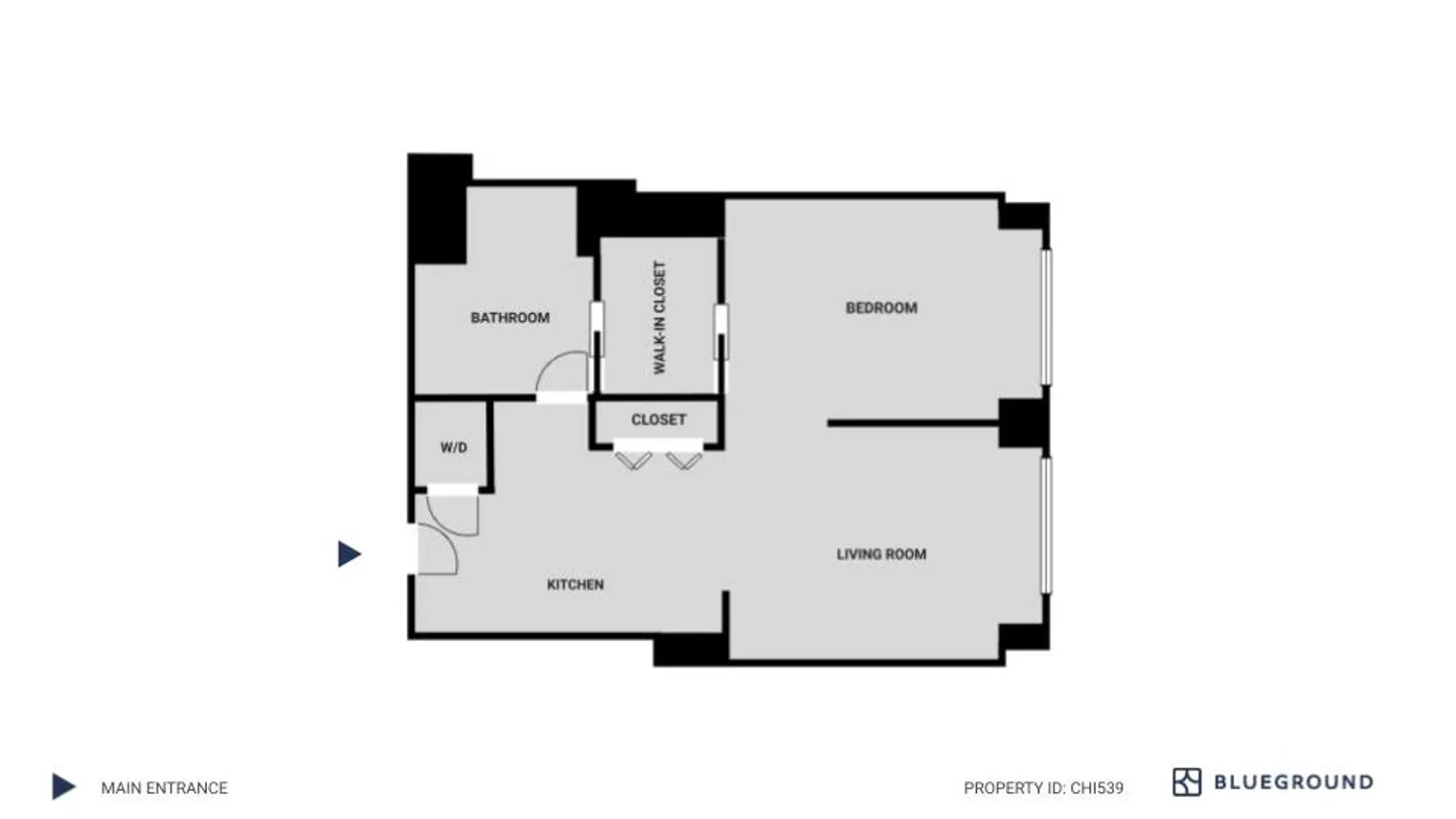 808 W Van Buren St, , 60607, USA 60661-unit#CHI-539-Chicago-IL