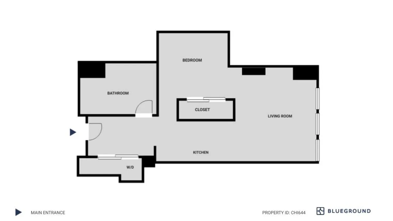 165 N Desplaines St, ,  60661, USA 60661-unit#CHI-644-Chicago-IL
