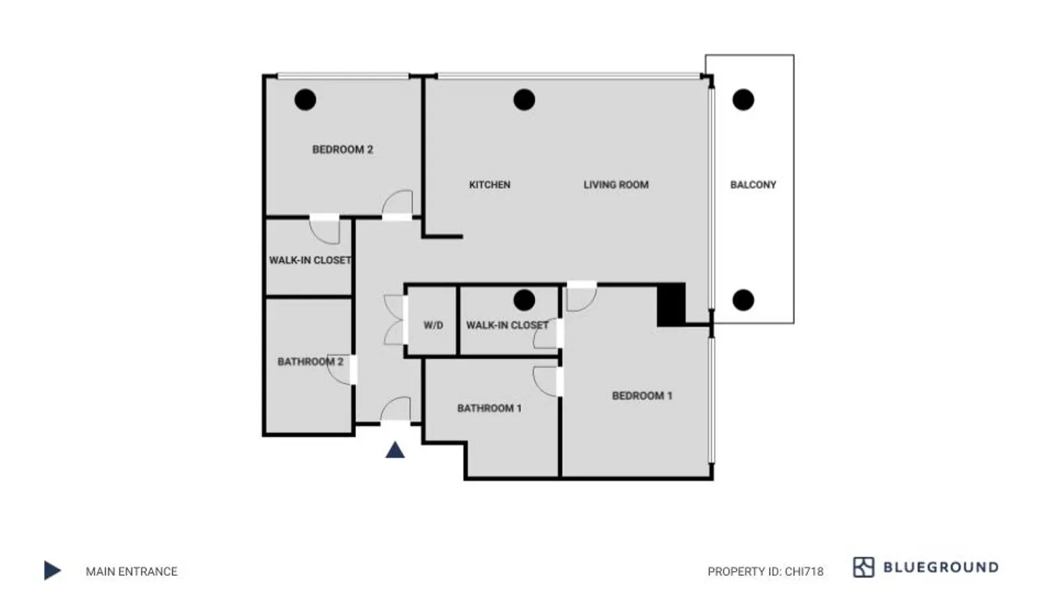 450 W Belmont Ave, , 60657, USA 60657-unit#CHI-718-Chicago-IL