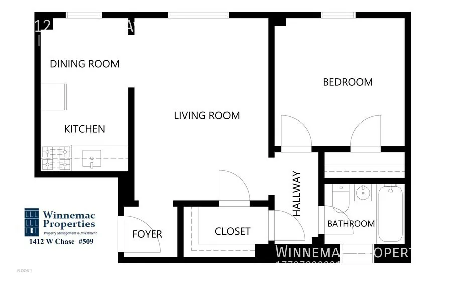 1412 W Chase Ave, ,  60626, USA 60626-Chicago-IL