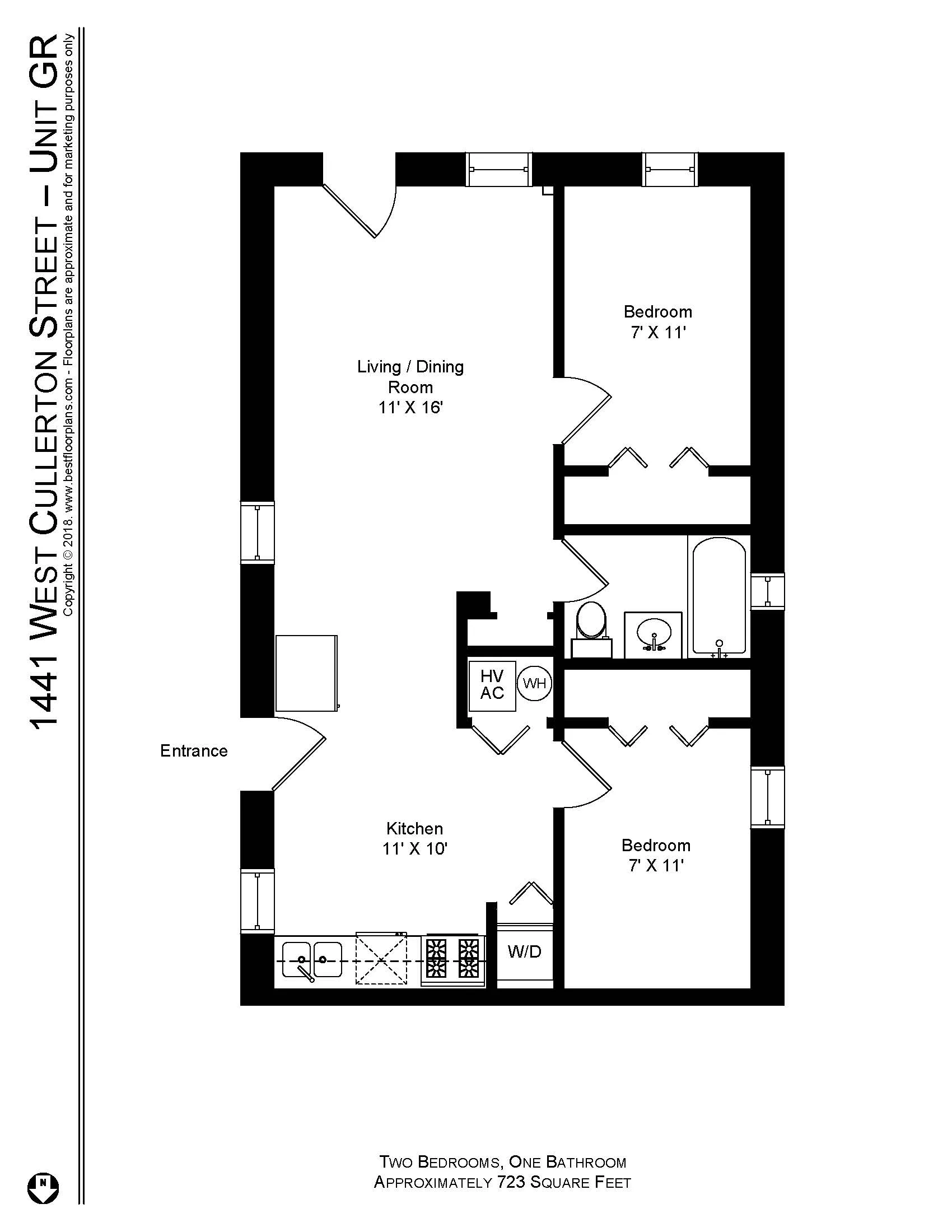 1441 W Cullerton St, ,  60608, USA 60608-unit#GR-Chicago-IL