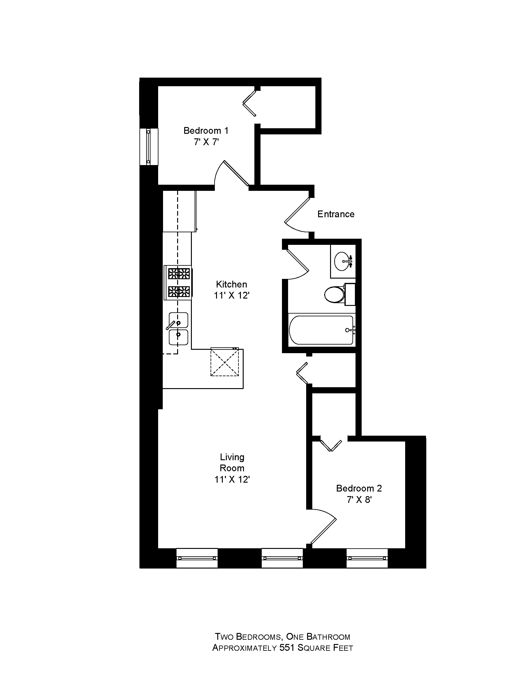 2117 W 18th St, ,  60608, USA 60608-unit#2F-Chicago-IL