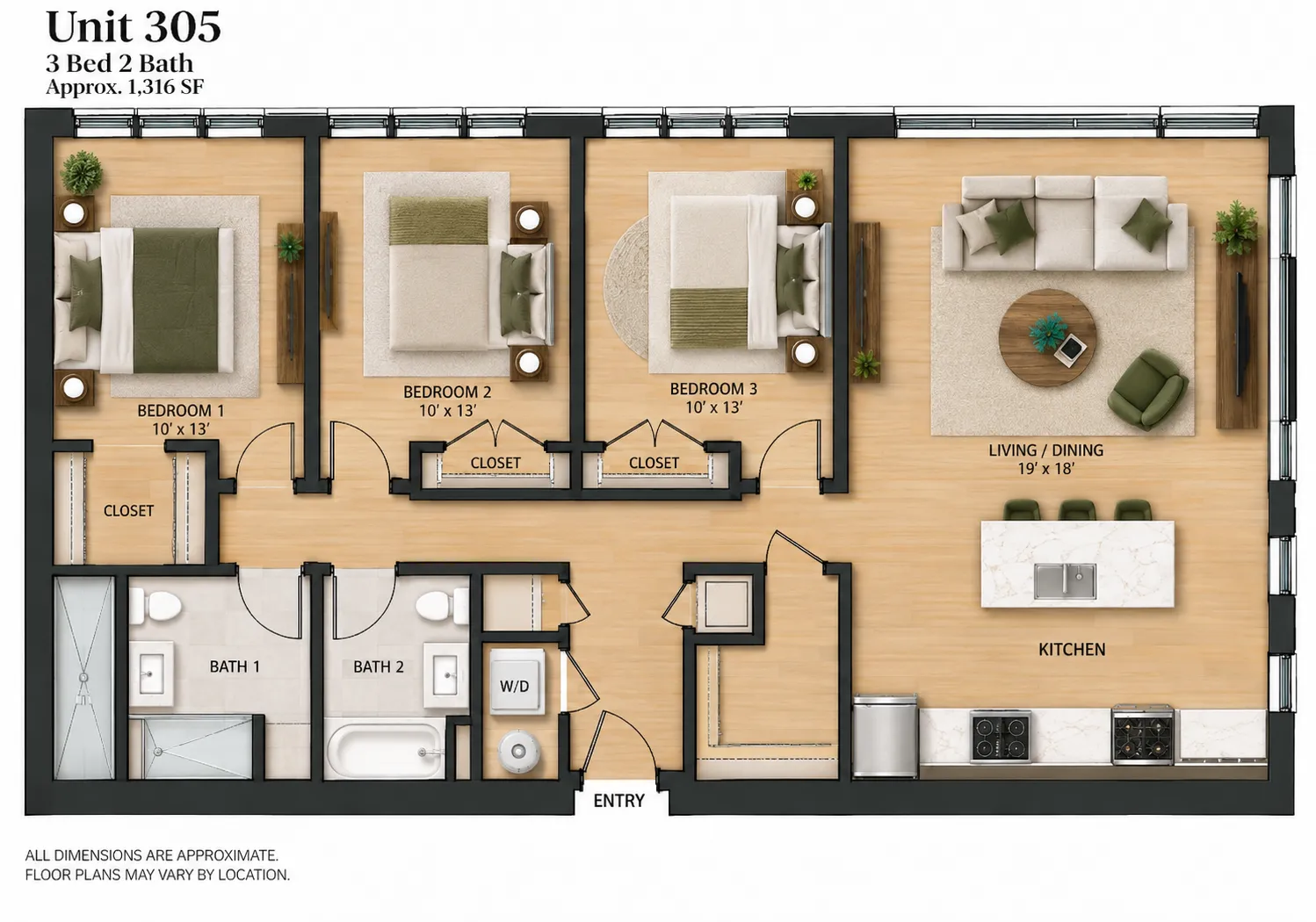 4340 N California Ave, , 60618, USA 60618-unit#305-Chicago-IL