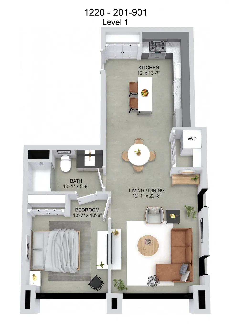 1220 W Jackson Blvd, ,  60607, USA 60607-unit#901-Chicago-IL