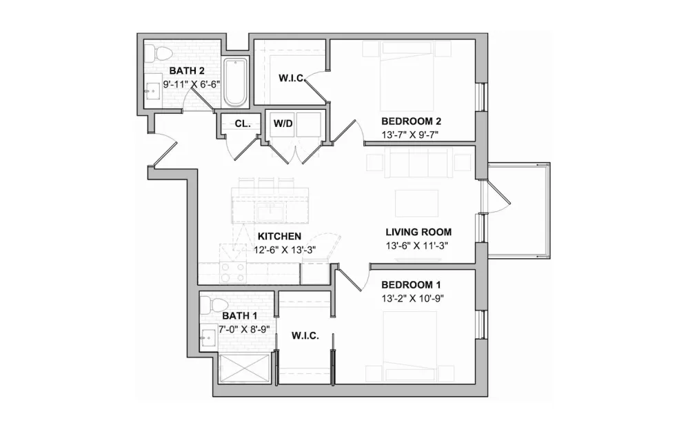 801 S Western Ave, , 60612, USA 60612-unit#02-402-Chicago-IL