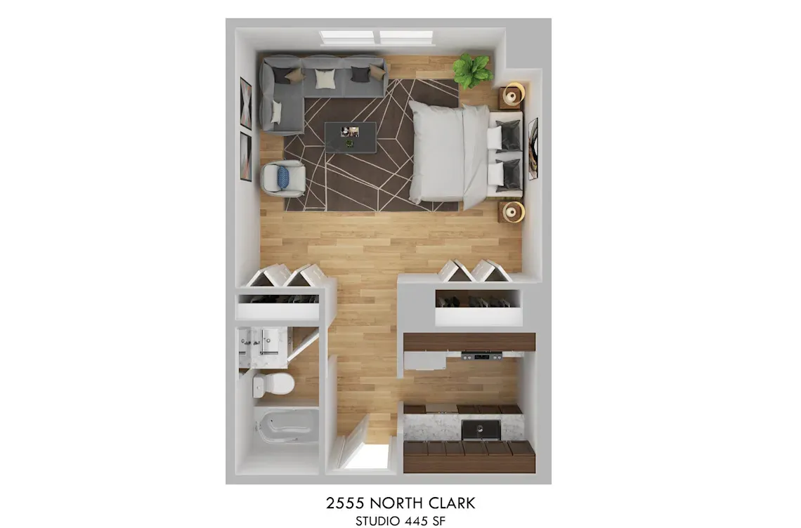 2555 N Clark St, , 60614, USA 60614-unit#07-1807-Chicago-IL