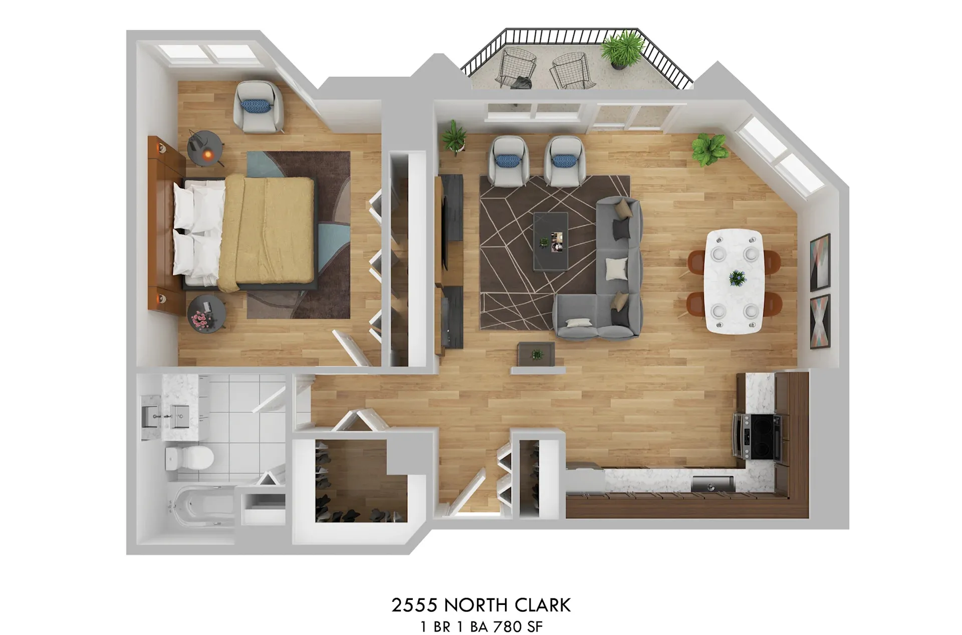 2555 N Clark St, ,  60614, USA 60614-unit#01-0301-Chicago-IL