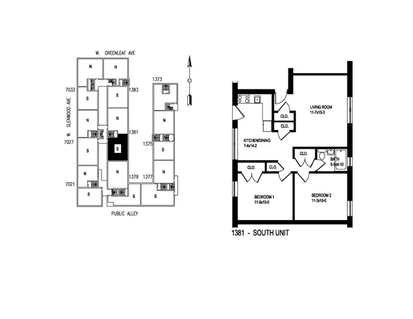 1381 W Greenleaf Ave, , 60626, USA 60626-unit#2S-Chicago-IL