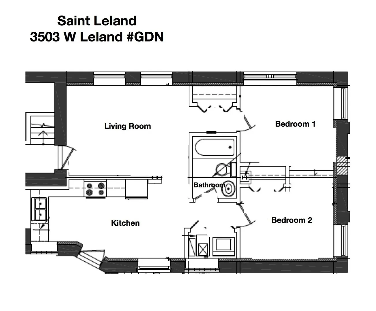 3501 W Leland Ave, , 60625, USA 60625-unit#GARDEN-Chicago-IL