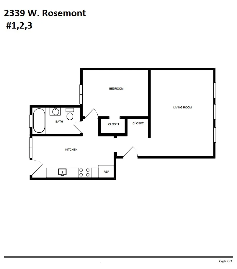2339 W Rosemont Ave, , 60659, USA 60659-unit#3-Chicago-IL