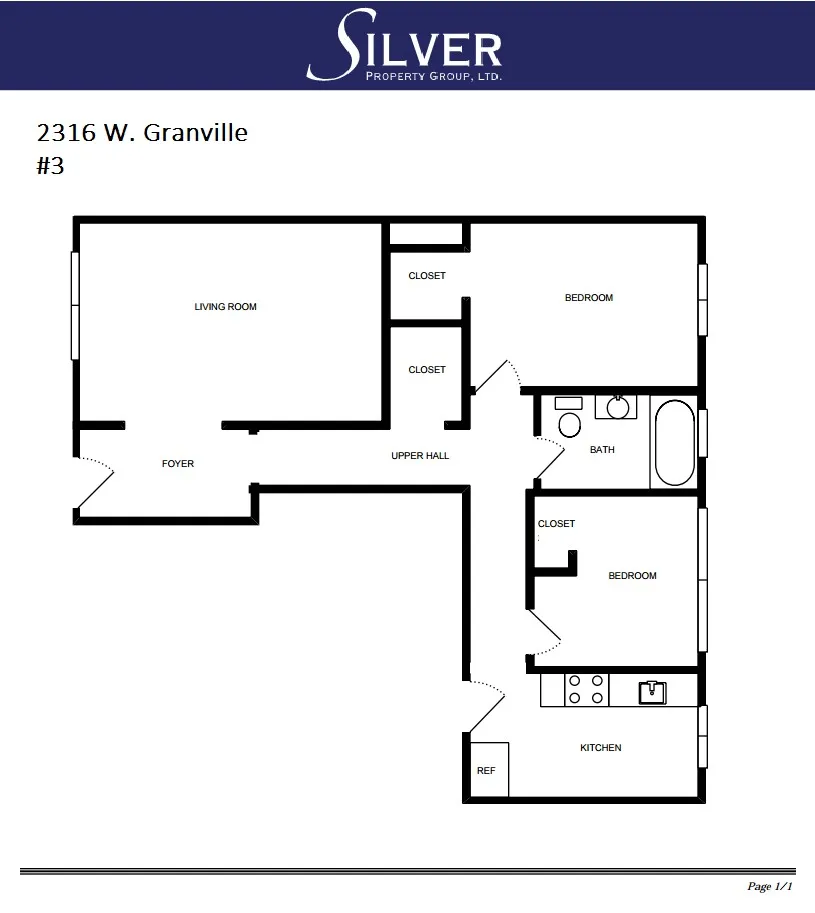 2316 W Granville Ave, ,  60659, USA 60659-unit#3-Chicago-IL