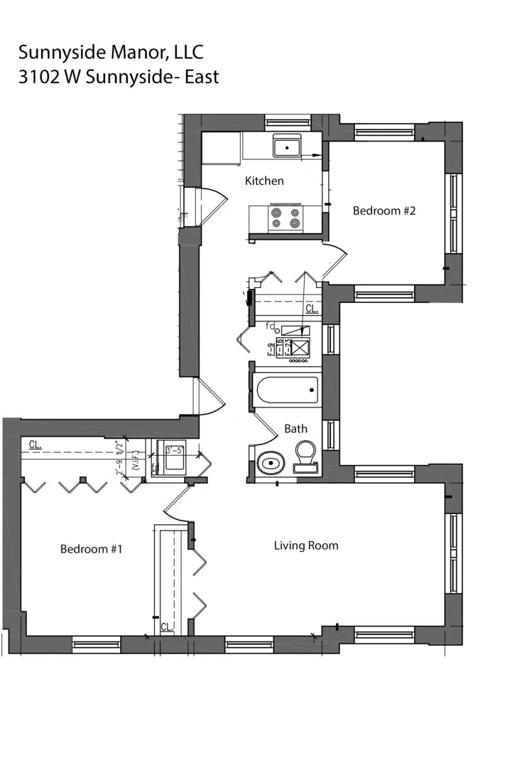 3102 W Sunnyside Ave, ,  60625, USA 60625-unit#3-Chicago-IL