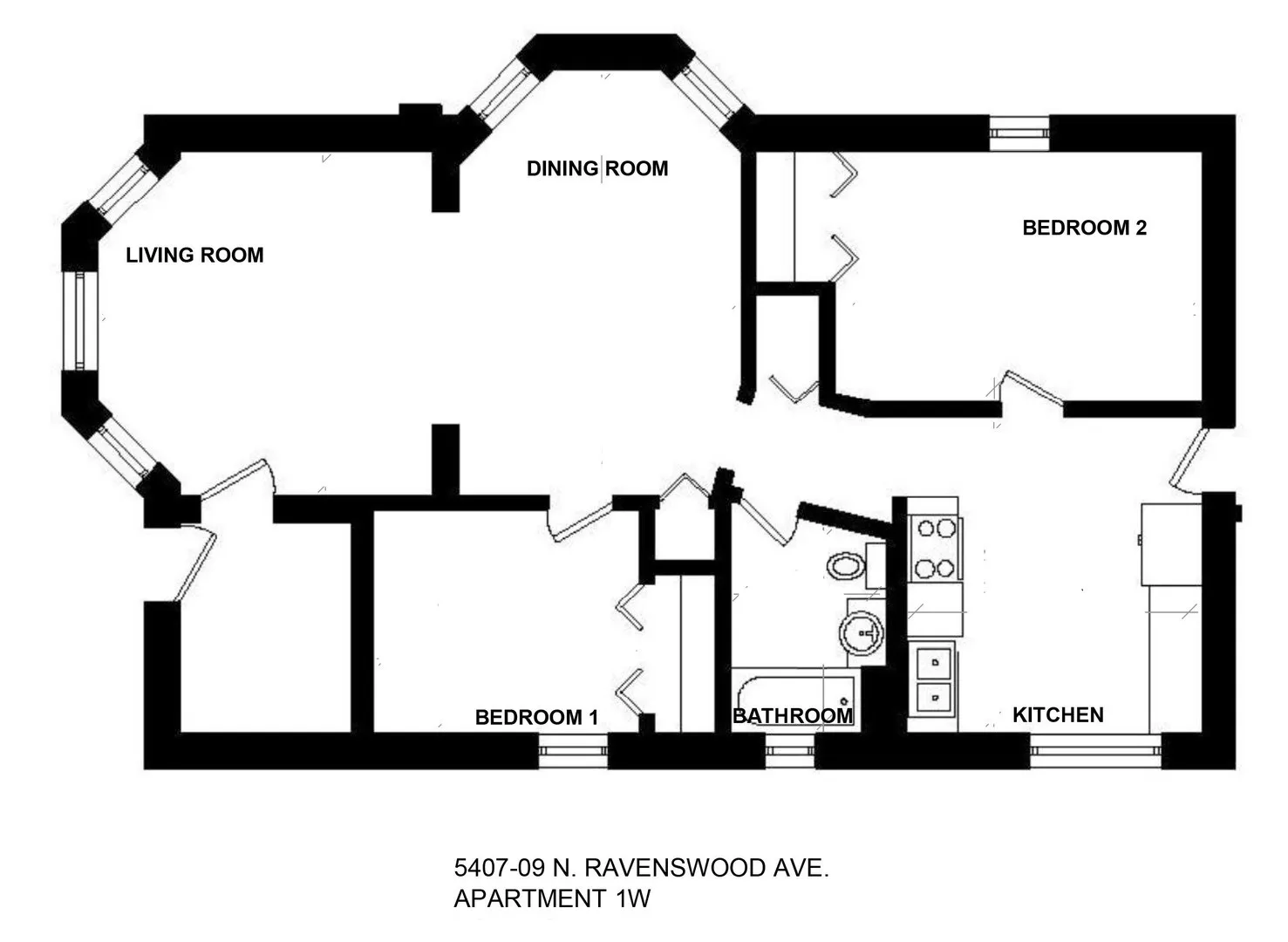 5407 N Ravenswood Ave, ,  60640, USA 60640-unit#2F-Chicago-IL