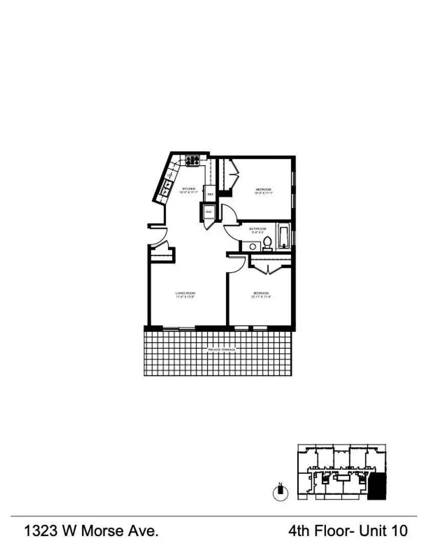 1323 W Morse Ave, , 60626, USA 60626-unit#410-Chicago-IL