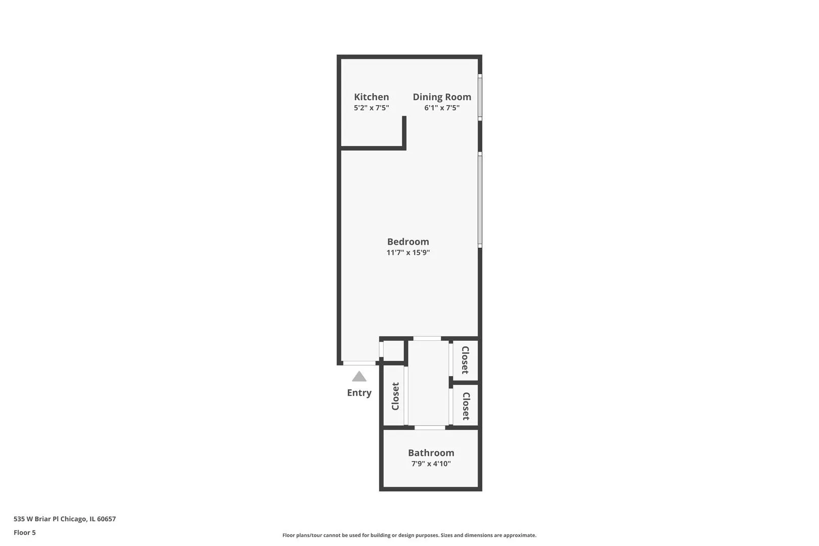 535 W Briar Pl, ,  60657, USA 60657-unit#560-Chicago-IL