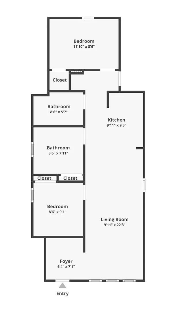 2434 W Moffat St, ,  60647, USA 60647-unit#1A-Chicago-IL