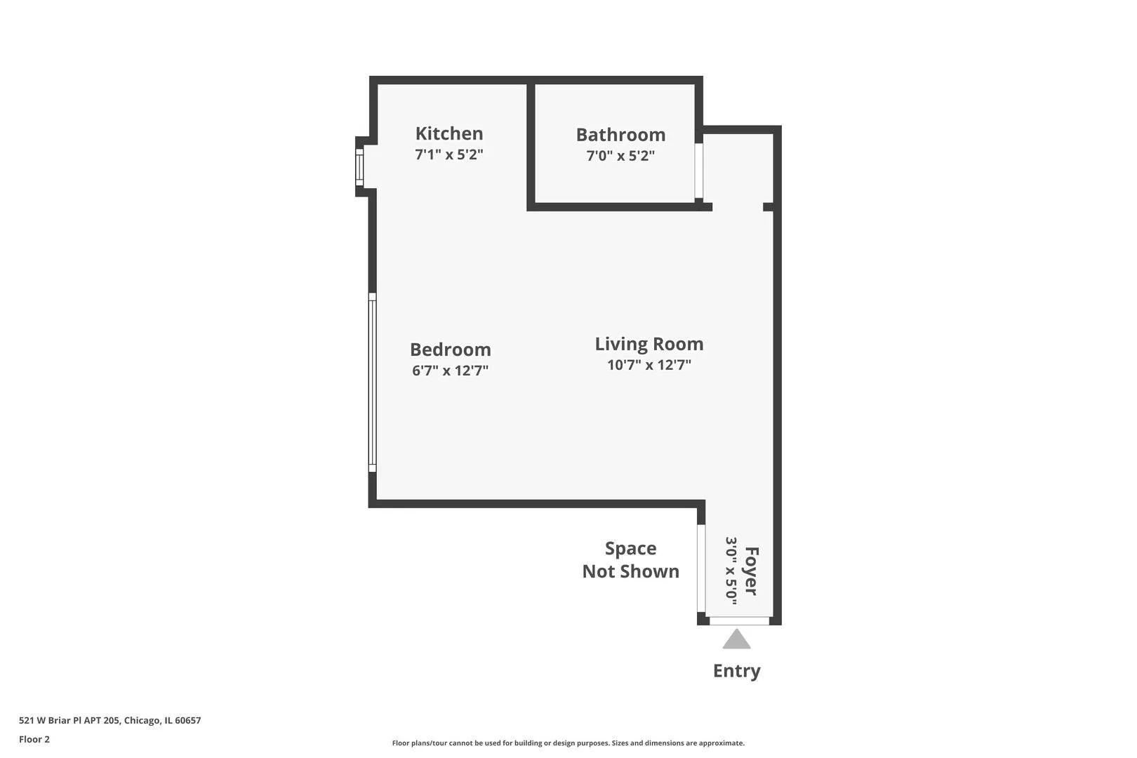 521 W Briar Pl, , 60657, USA 60657-unit#305-Chicago-IL