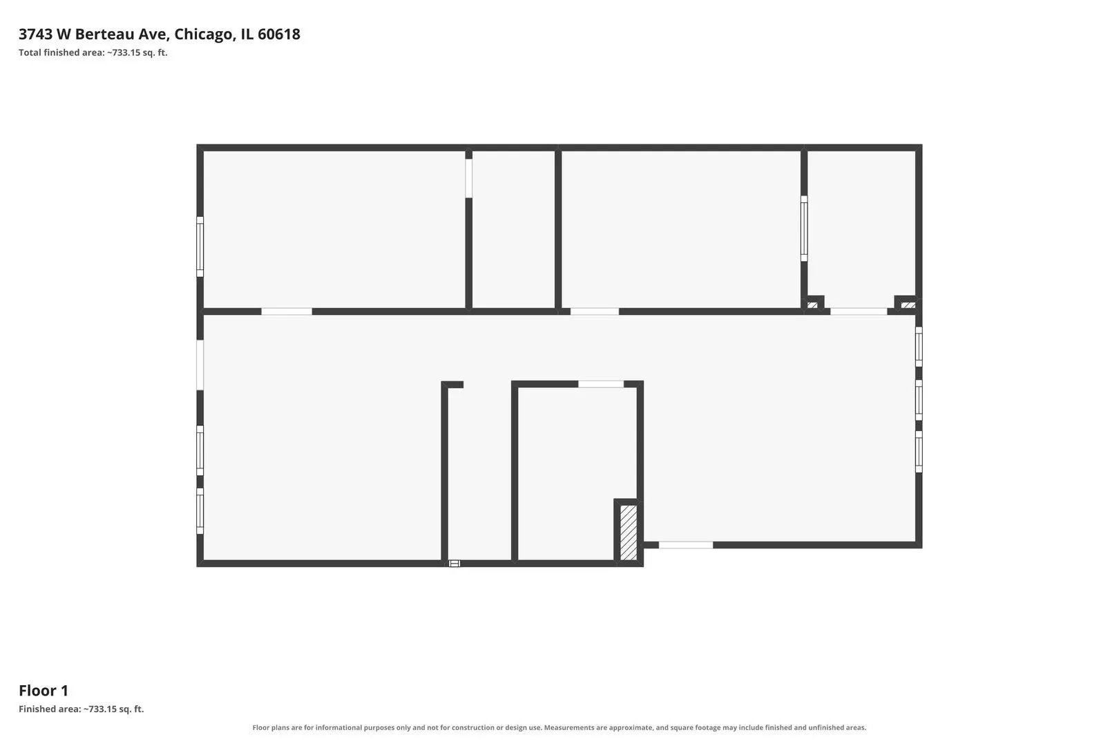 3743 W Berteau Ave, , 60618, USA 60618-unit#2-Chicago-IL