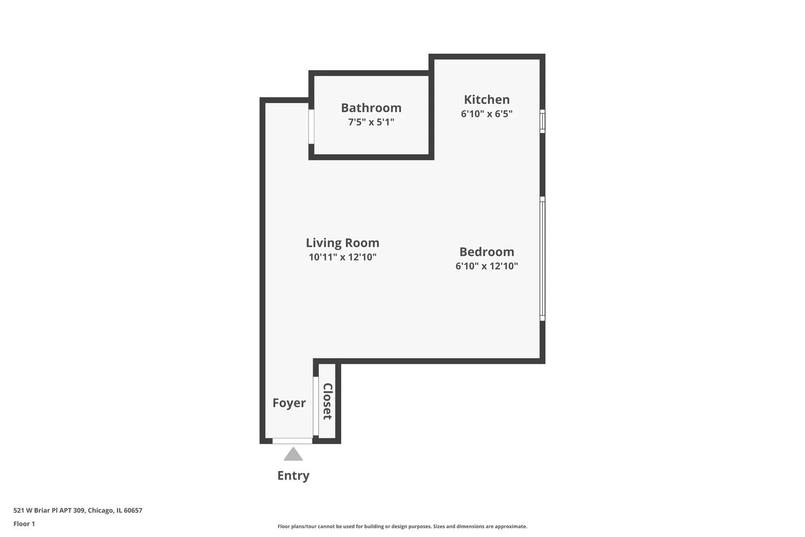 521 W Briar Pl, , 60657, USA 60657-unit#309-Chicago-IL