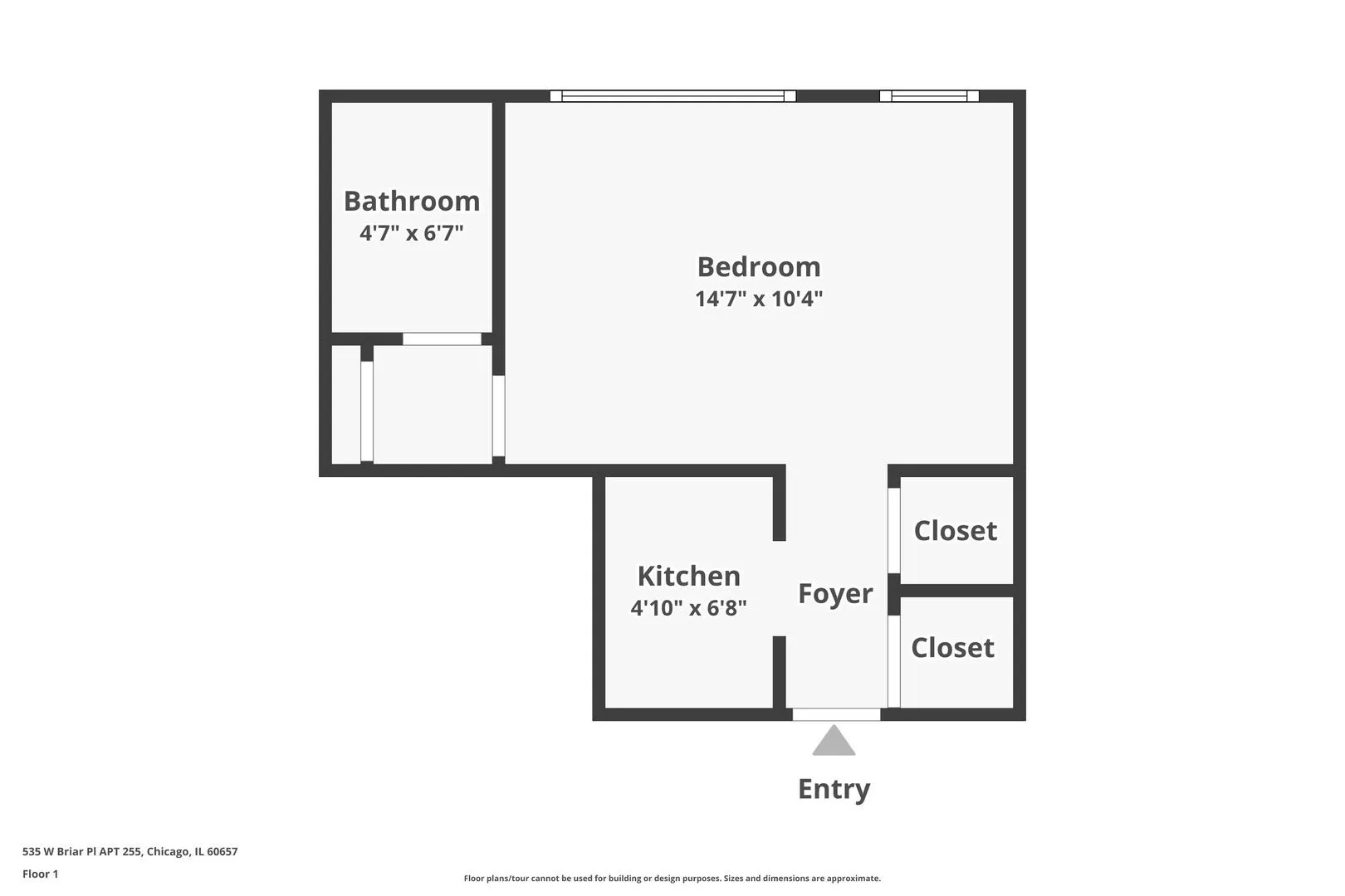 535 W Briar Pl, ,  60657, USA 60657-unit#355-Chicago-IL