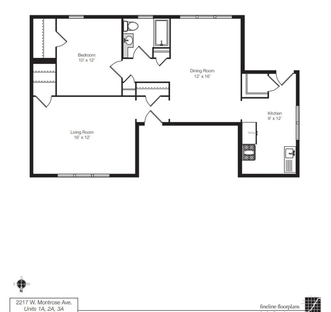 2217 W Montrose Ave, ,  60618, USA 60618-unit#1A-Chicago-IL