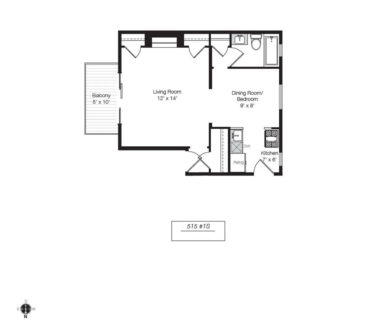 515 W Deming Pl, ,  60614, USA 60614-unit#1S-Chicago-IL