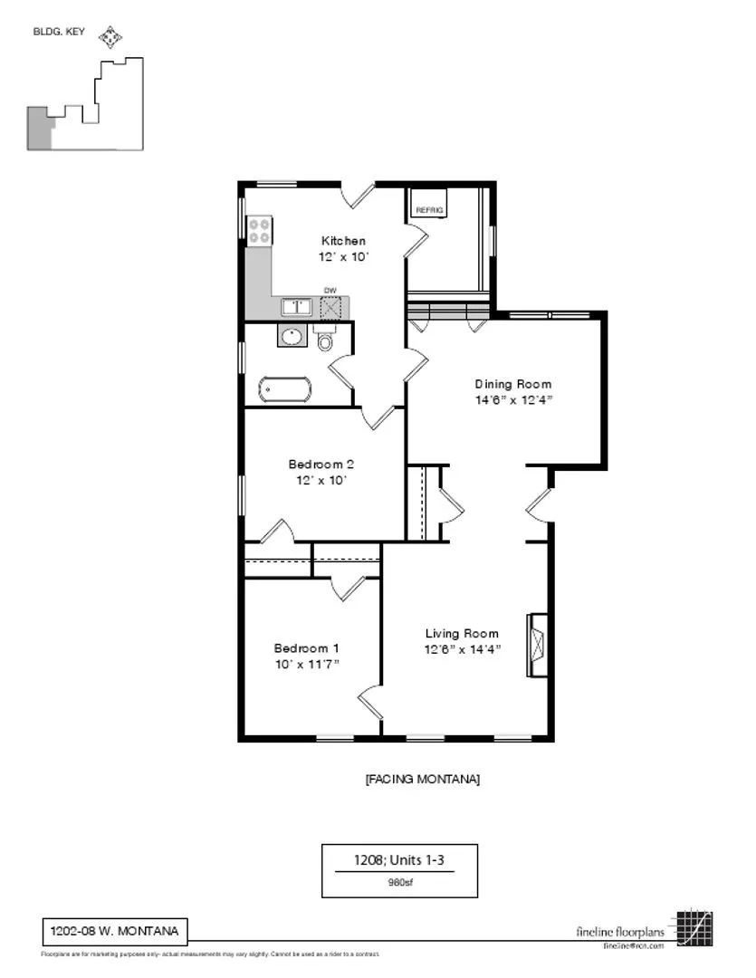 2440 N Racine Ave, ,  60614, USA 60614-unit#1208-3-Chicago-IL