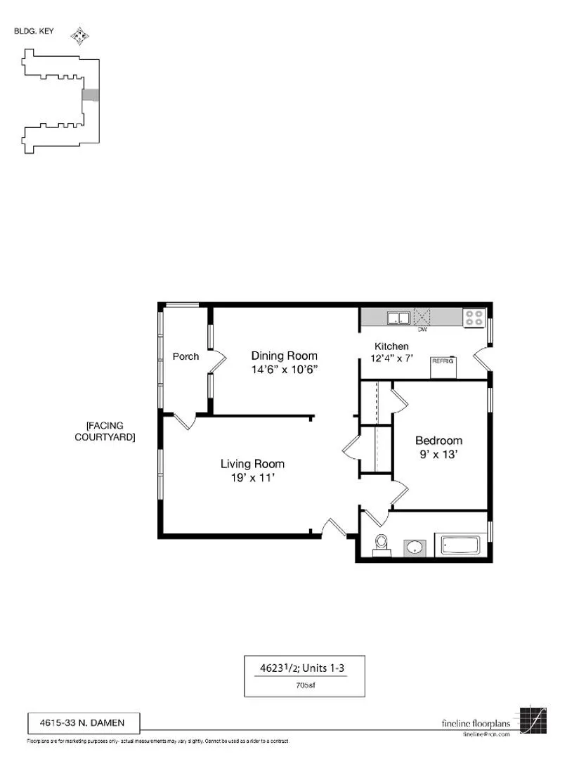 4623 N Damen Ave, , 60625, USA 60625-unit#2-Chicago-IL