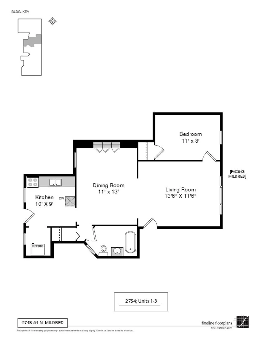 2754 N Mildred Ave, , 60614, USA 60614-unit#1-Chicago-IL
