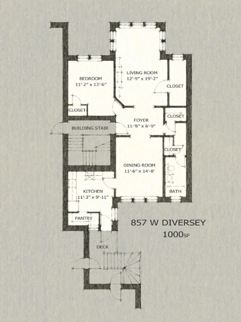 857 W Diversey Pkwy, ,  60614, USA 60614-unit#2-Chicago-IL