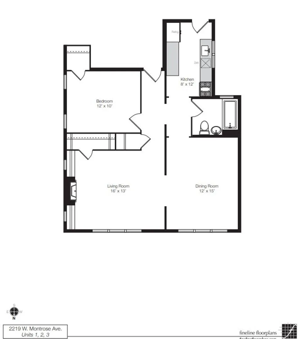 2219 W Montrose Ave, , 60618, USA 60618-unit#3-Chicago-IL