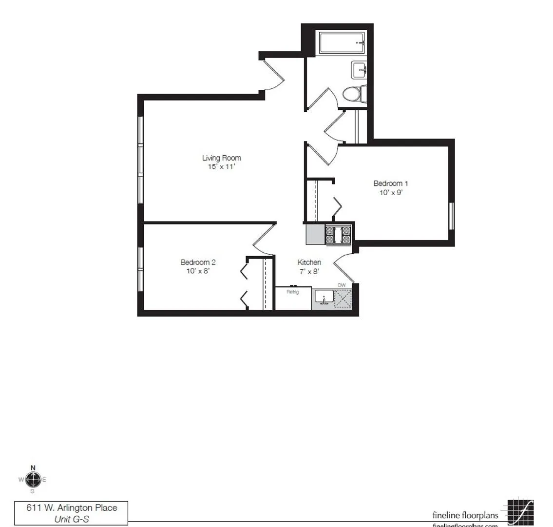 611 W Arlington Pl, ,  60614, USA 60614-unit#GS-Chicago-IL