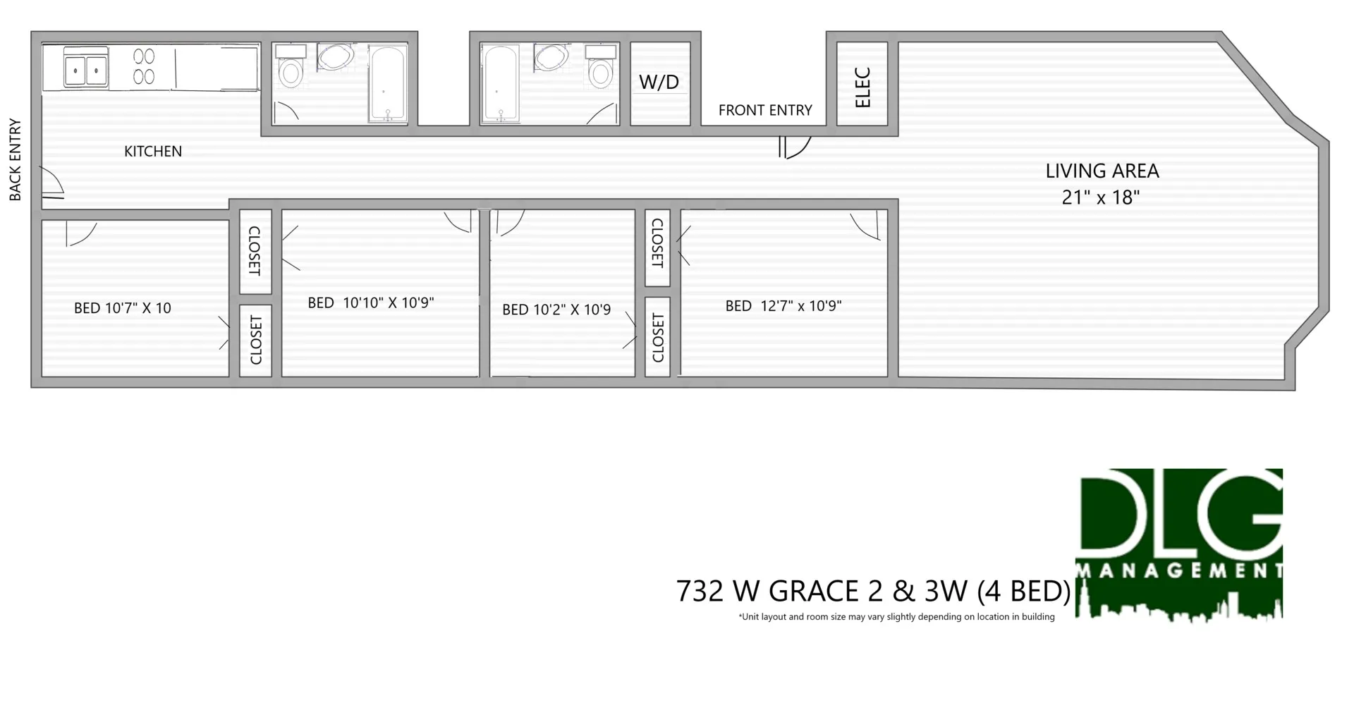 732 W Grace St, , 60613, USA 60613-unit#732-2W-Chicago-IL