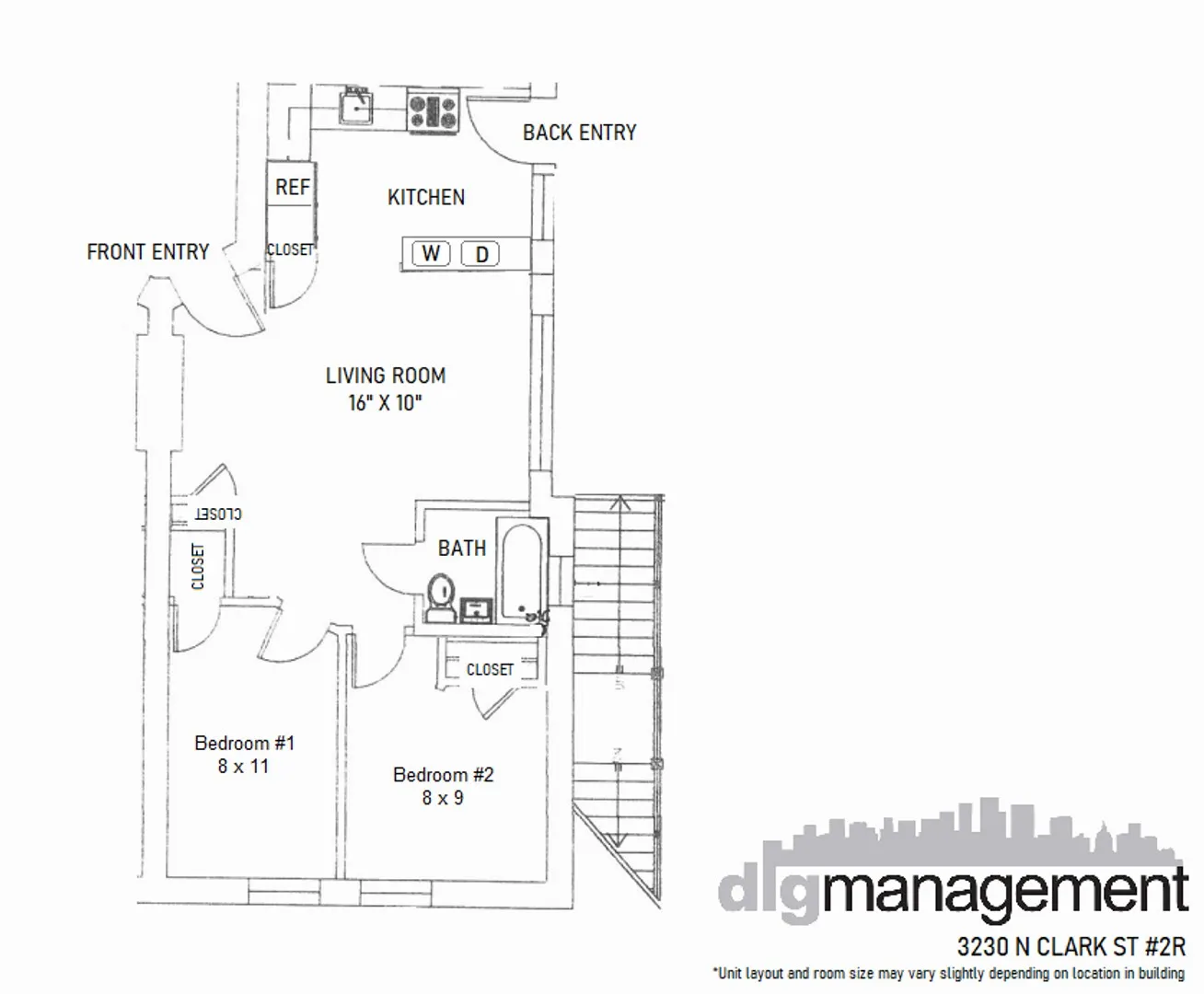 3230 N Clark St, ,  60657, USA 60657-unit#3230-2R-Chicago-IL