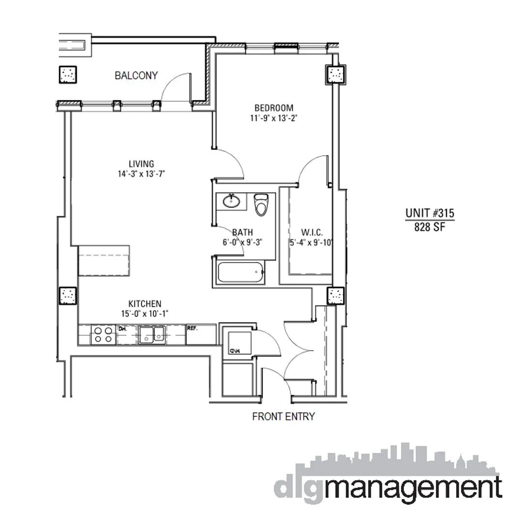 N Broadway, , , USA IL-unit#3833-315-Chicago-IL
