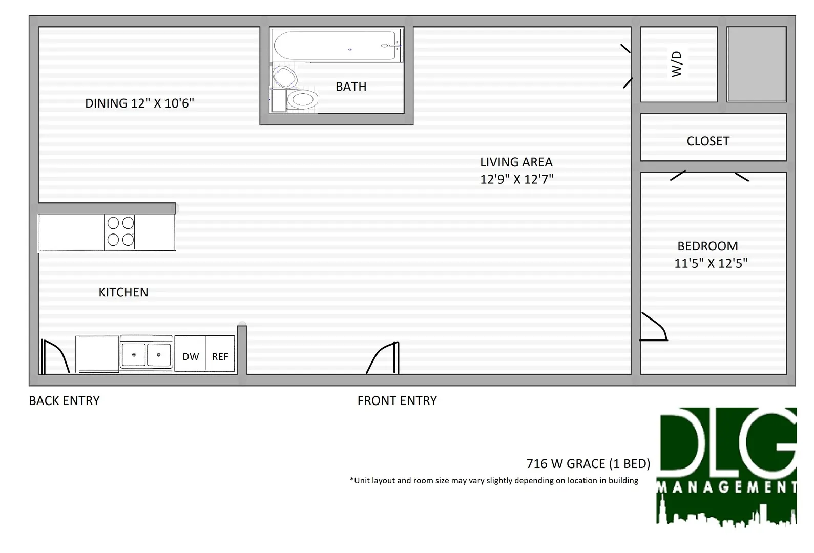 712 W Grace St, ,  60613, USA 60613-unit#GR 716-1N-Chicago-IL