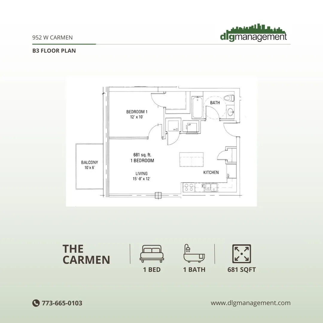 952 W Carmen Ave, ,  60640, USA 60640-unit#952-303-Chicago-IL