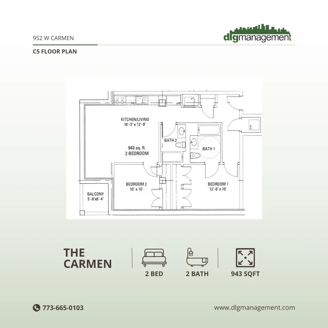 952 W Carmen Ave, , 60640, USA 60640-unit#305-Chicago-IL