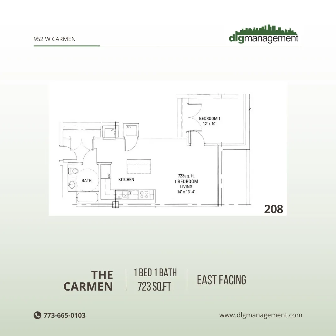 952 W Carmen Ave, ,  60640, USA 60640-unit#952-208-Chicago-IL