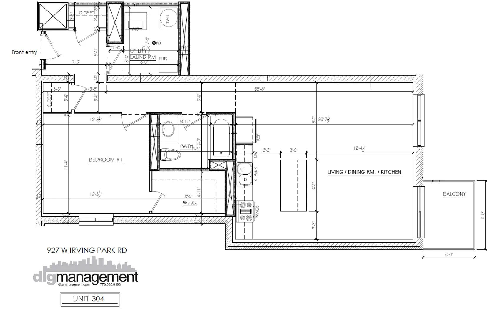 927 W Irving Park Rd, , 60613, USA 60613-unit#927-304-Chicago-IL