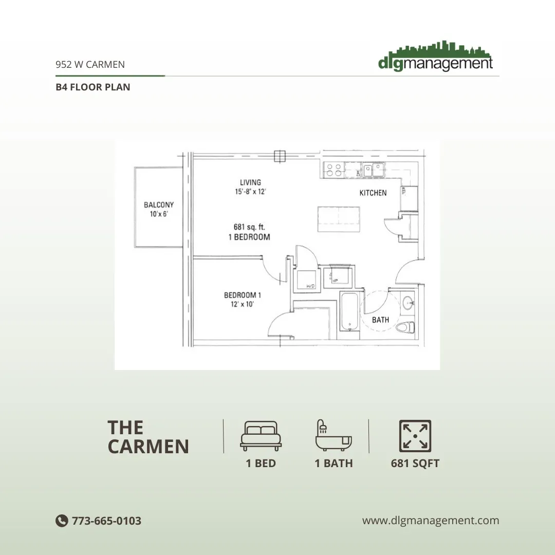 952 W Carmen Ave, ,  60640, USA 60640-unit#952-304-Chicago-IL